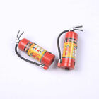 3 Pc Fake Fire Extinguisher Prop Easy to Install Truning Red