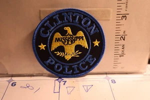 police patch  CLINTON POLICE MISSISSIPPI - Picture 1 of 1
