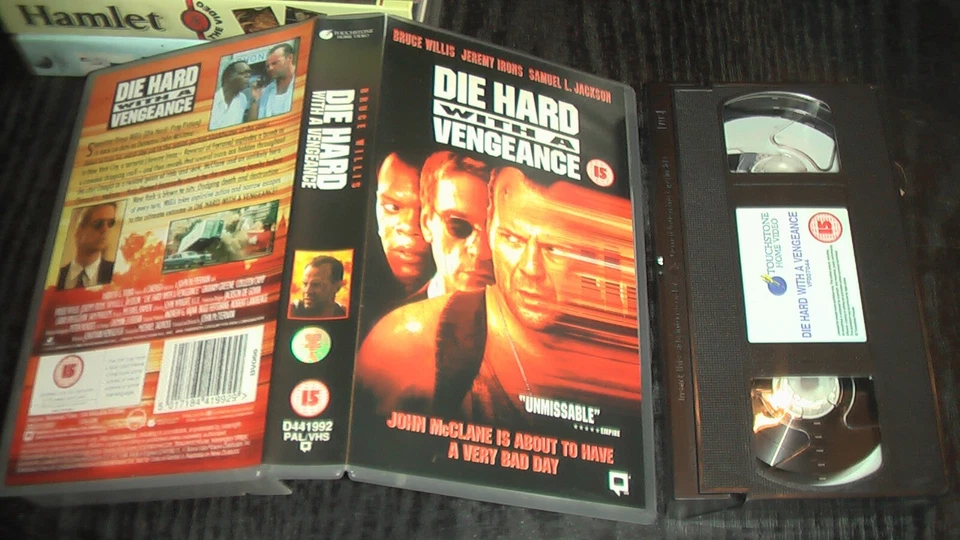 Die Hard With A Vengeance VHS Video Tape Cassette PAL VCR - Image 1 of 1