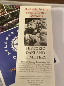 Atlanta GA History - Oakland Cemetery Atlanta : Illustrated History /Signed - Picture 1 of 7