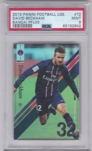 PSA9 2013 PANINI LIGA DE FÚTBOL PFL03-72 David Beckham - Imagen 1 de 2