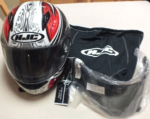 HJC Men's Full Face Motorcycle Helmet CL-15 Draco Sz L + New Visor - Picture 1 of 8