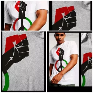 Camiseta Puño Negro Líder Panafricano Orgullo Africano Mes de la Historia Negra Melanina - Imagen 1 de 1