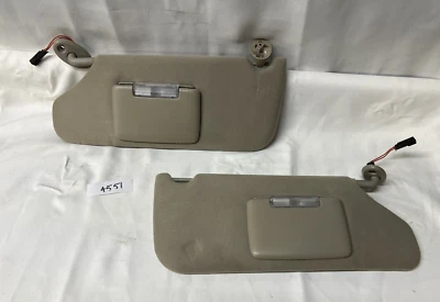 2006 CHRYSLER SEBRING DRIVER LEFT & PASSENGER RIGHT SIDE SUNVISORS SET OF 2 - Image 1 of 4