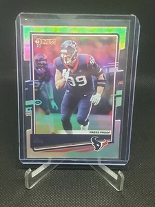 2020 Panini Donruss Optic JJ Watt Purple SILVER DIE CUT /75 TEXANS - Picture 1 of 5