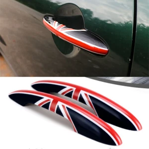 Red Black Jack Door Side Handle Cover Trim For MINI COOPER F54 F55 F56 F60 14-23 - Picture 1 of 8