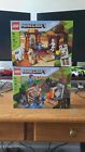 Lego Minecraft The Trading Post 21167 And The "abandoned" Mine 21166 Build Sets