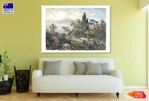 Green Jungle Canvas Print Unframed Home Decor - Picture 1 of 5