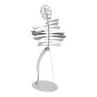 Metal Rotating Windmill Wind Braking Figurine Humanoid Rotating Windmill Home JY