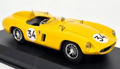 Mejor coche modelo a escala diecast Ferrari 750 Monza Spa 1955 amarillo #34 1/43 Foto 1 de 4