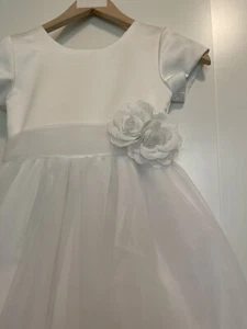 Us Angels Flower Girl Communion Dress Size 5. - Picture 1 of 8