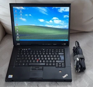 Widscrn Lenovo Thinkpad T500 Laptop 64bit XP Pro Office2000 8GB GdBatWkGr8 x- - Picture 1 of 1