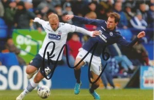 MILLWALL: EDWARD UPSON SIGNED 6x4 ACTION PHOTO+COA - Picture 1 of 1