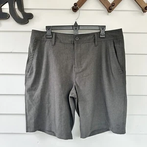 Pantalones Cortos Hang Ten Wharf Híbridos Talla 36 Gris Baúl de Natación Playa Exterior - Imagen 1 de 6