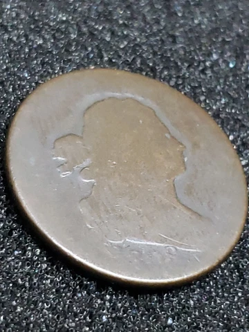 1808 half cent no real issues circulated from a old collection Cover
