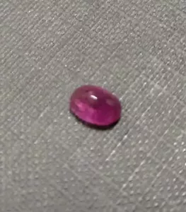 1.08ct 6.7×4.7mm Oval Natural Purplish Red Ruby Unheated Tanzania - Imagen 1 de 19