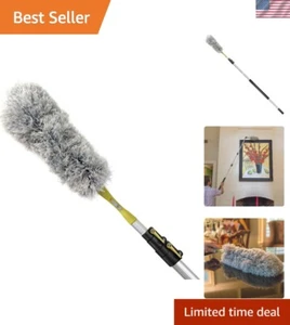 DocaPole Microfiber Duster with Telescopic Extension Pole, 5-12 Ft 20ft Reach... - Picture 1 of 8