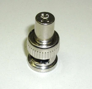1 Stück BNC-Abschluß Stecker 50 Ω (M3638) - Picture 1 of 2