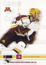 2007-08 Minnesota Golden Gophers #4 Justin Bostrom