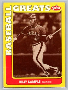 # 79 Billy Sample Texas Rangers 1991 Swell Baseball Greats - Picture 1 of 2