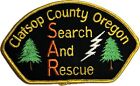 VINTAGE OREGON OR CLATSOP COUNTY SHERIFF SEARCH & RESCUE SAR PATCH #KORPD