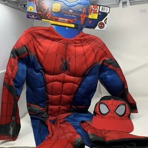 Spider-Man Halloween Costume Kids Medium 7-8 Padded Bodysuit Spiderman - Picture 1 of 2