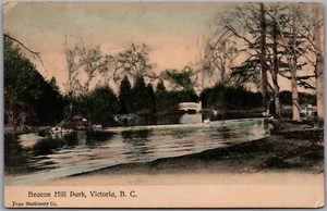 Postcard Victoria British Columbia c1906 Beacon Hill Park by Pope Stationery Co - Picture 1 of 2