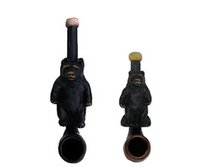 Mini y pequeñas pipas para fumar tabaco hechas a mano de 2 piezas para animales - Imagen 1 de 3