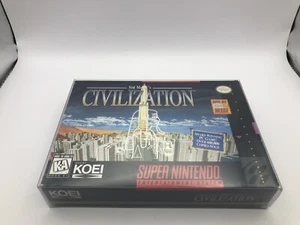 Sid Meier's Civilization Super Nintendo SNES W/Manual Rare Retro NTSC 1995 #0207 - Picture 1 of 16