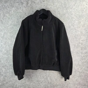 Muscle Nation Jacket Womens Extra Large Black Zip Fleece Pile 11967 - Bild 1 von 10