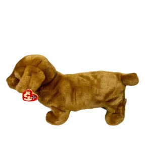 TY Beanie Buddy Weenie Dachshund Wiener Puppy Dog - Brown 1999 - Mint Cond. NWT - Picture 1 of 6