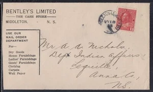 Canada - May 18, 1915 Middleton, NS Domestic Advertising Cover - Picture 1 of 1