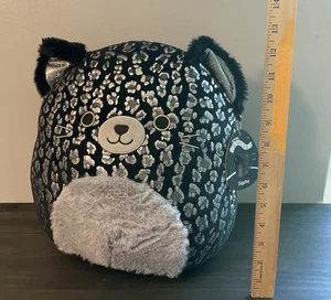 NEW Squishmallow 12” Select Series Sigzby The Black Panther w/ Silver Spots RARE - Picture 1 of 6