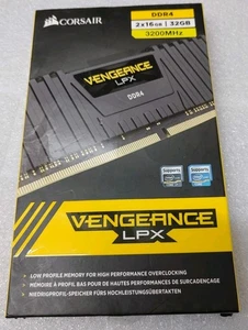 Corsair Vengeance LPX 32GB (16GBx2) DDR4-3200 Desktop Arbeitsspeicher CMK32GX4M2E3200C16 - Bild 1 von 3