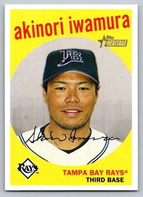 2008 Topps Heritage #192 Akinori Iwamura Tampa Bay Rays - Image 1 of 2