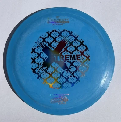 Discraft Elite X Xtreme - PFN OOP Patent No. Walled Lake MI - Blue Rainbow 170g - Image 1 of 4