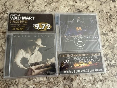 Garth Brooks USS Enterprise Double Live CD 2 Pack Walmart Rare - BRAND NEW - Image 1 of 4