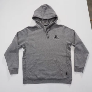 Patagonia Chouinard Hoodie Herren L grau Uprisal Sweatshirt Built to Endure Pocket - Bild 1 von 12