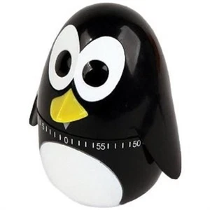 Temporizador de cocina Kikkerland Penguin KT18 mecánico 60 minutos - Imagen 1 de 1