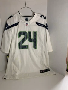 Seattle Seahawks Marshawn Lynch #24 Nike Authentic Trikot Gr. XL Genäht Lesen! - Bild 1 von 13