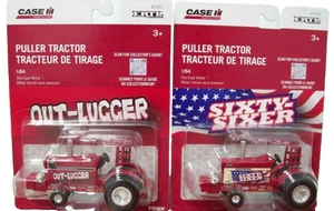 2024 ERTL 1:64 PULLER Case IH SIXTY-SIXER & OUT-LUGGER 1066 & 1466 Tractors New - Picture 1 of 1