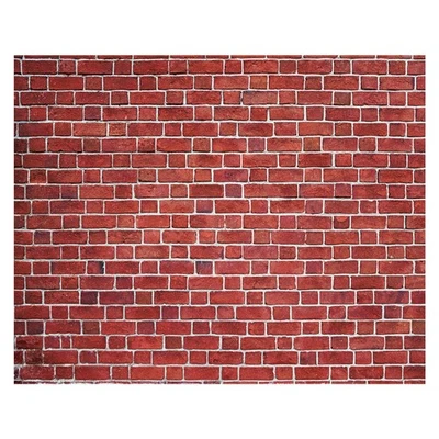 VitalCozy 10 x 8 Ft Christmas Brick Wall Backdrop for Photoshoot Polyester Fa... - Image 1 of 4