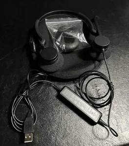 Jabra Biz 2300 HSC015 USB UC Headset w/ Extra Pads - Picture 1 of 10