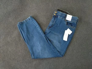 Autograph Women's Size 24 Navy Slim Leg Short Stretch Denim Jeans BNWT - Picture 1 of 14
