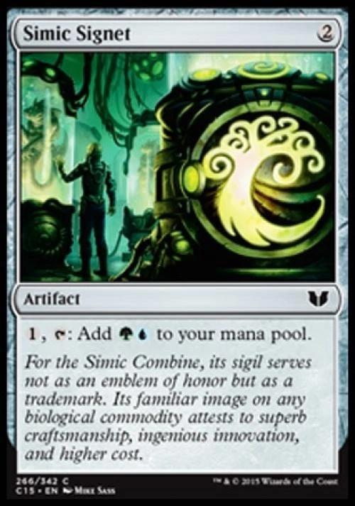 Simic Signet - Medium Play MTG Commander 2015 - Image 1 of 1