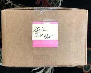 2012 Topps Five Star NFL Football 3 Box Sealed Case Wilson Brady Autos - Picture 1 of 5