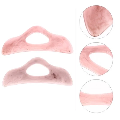 2 Pcs Round Handle Cellulite Massage Device Board Guasha - Image 1 of 4