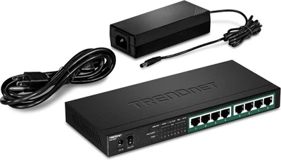 TRENDnet TPE-TG84, 8-Port Gigabit PoE+ Switch ( RENEWED) - Image 1 of 4