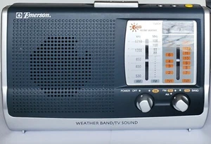 Emerson RP6250 AM / FM / TV / Weather Band Radio - Tested and working - Picture 1 of 7