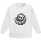 'Drawing of a Sloth' Kid's Sweatshirt / Sweater / Jumper (KW045502)